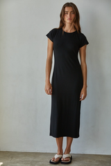 Dark Gray Miley Bodycon Midi Dress Midi Dress