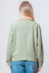 Light Gray Sip & Stitch Embroidered Jacket Jacket