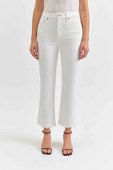Lavender Shy Girl Crop Flare | Lamb Vintage Jeans