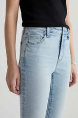 Light Gray Farrah Boot Crop | 24 Years Intention Jeans