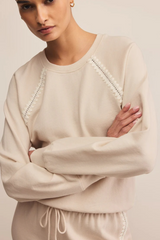 Gray All Around Embroidered Sweatshirt Sweatshirt