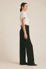 Light Gray The Cropped Collegiate Tee | White/Black T Shirt