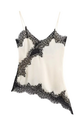 Dark Slate Gray Evangeline Lace Trim Cami Cami