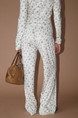 Dim Gray Winter Sketch Pajama Pant Pant