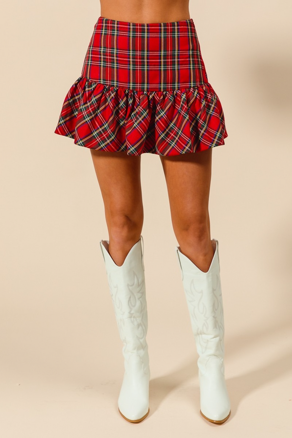 Wheat Merry Mini Balloon Skirt Mini Skirt