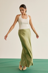 Gabrielle Satin Maxi Skirt