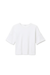 White Smoke Ezra French Terry Short Sleeve Sweatshirt Sweatshirt