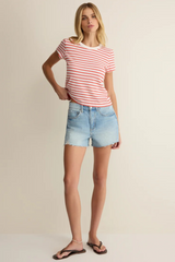 Antique White Junie Striped Tee Tee