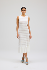 Light Gray Jasper Dress Midi Dress