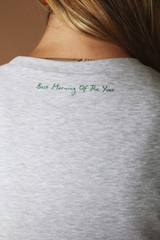 Gray Merry Moments Baby Tee Graphic Tee