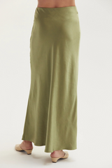 Gabrielle Satin Maxi Skirt