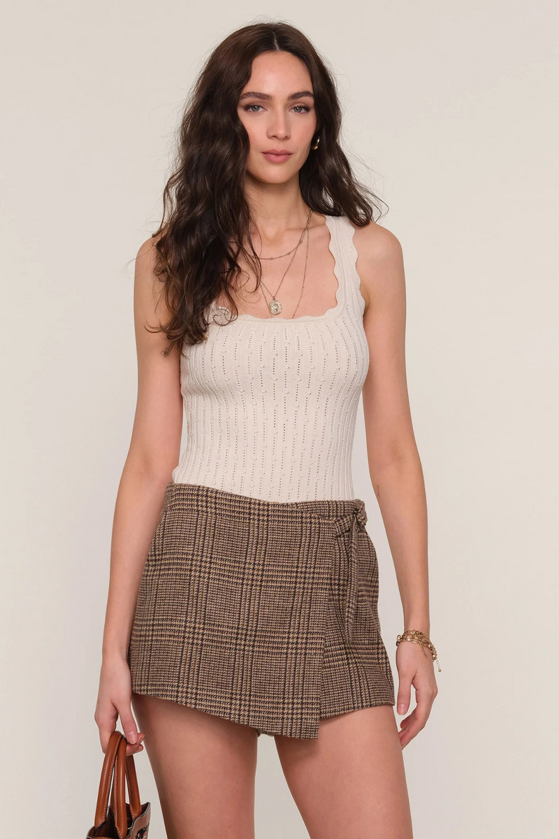 Light Gray Freya Skort Skort