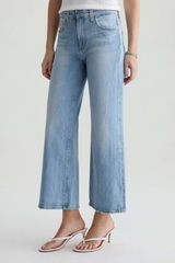 Light Gray Saige Wide Leg Crop | Kings River Jeans