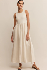 Gray Charlotte Rib Midi Dress Maxi Dress