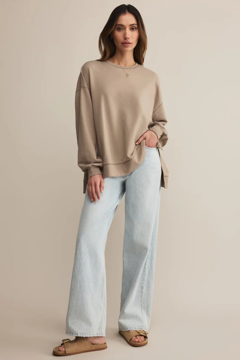 Gray Modern Weekender Sweatshirt