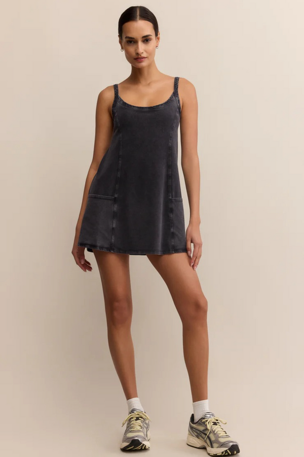 Gray Jet Set Mini Dress Mini Dress