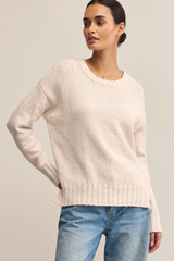 Light Gray Beck Textured Sweater Sweater
