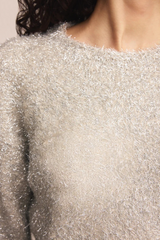 Gray Tinseltown Boyfriend Sweater Sweater