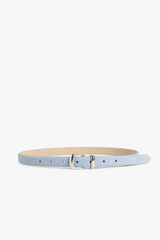 White Smoke The Dottie Belt in Soft Blue/Polished Belt