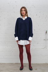 Gray Franklin Sweater Shirt Dress Mini Dress