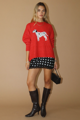 Dim Gray Polka Dot Rebel Mini Skirt Mini Skirt