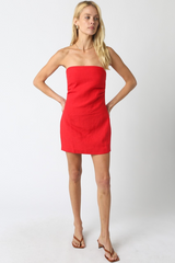 Light Gray Somer Linen Mini Dress Mini Dress