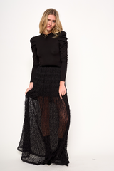 White Smoke Mia Skirt Maxi Skirt