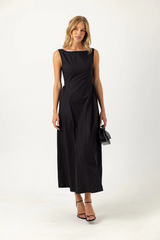 Beige Parke Dress Maxi Dress