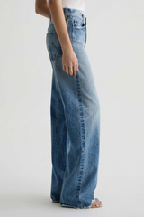 Light Gray Billie Low Slung Straight Leg | Sierra Meadow Jeans