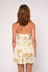 Lavender Minnia Mini Dress in Estelle Floral Print Mini Dress