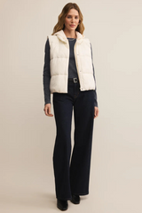 Light Gray Essential Puffer Vest Puffer Vest