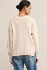Light Gray Beck Textured Sweater Sweater