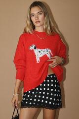 Dim Gray Polka Dot Rebel Mini Skirt Mini Skirt