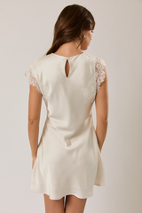 Gray The Lace Affair Mini Dress Mini Dress