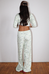 Light Gray Sunday Golf Pointelle Lounge Pants Pant