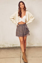 Light Gray Anne Shrug Cardigan Cardigan