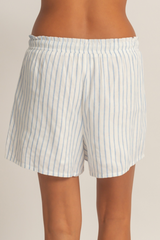 Light Gray Thomas Striped Shorts Short