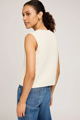 Light Gray Winnie Knit Vest Vest