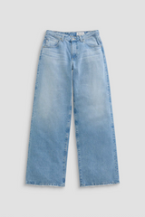 Light Slate Gray Adria Low-Rise Wide Leg | Mondrian Jeans