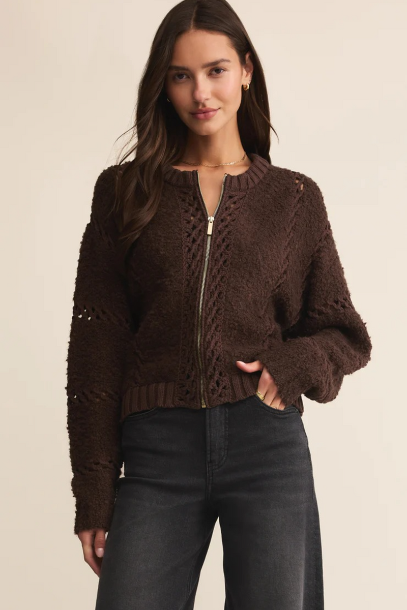 Light Gray Sundance Sweater Jacket Jacket