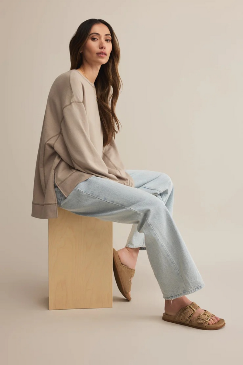 Gray Modern Weekender Sweatshirt