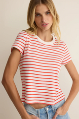 Light Pink Junie Striped Tee Tee