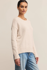 Light Gray Beck Textured Sweater Sweater
