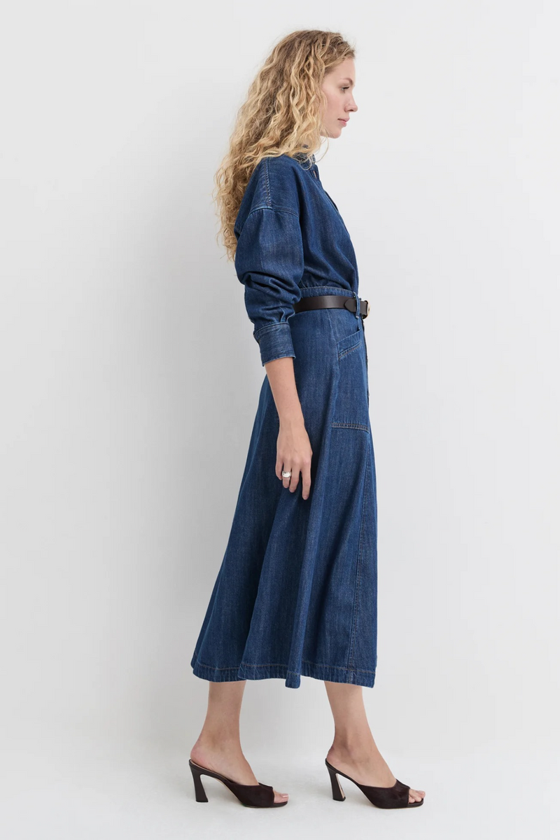Light Gray The Lila Skirt Maxi Skirt