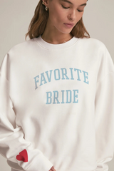 Antique White The Favorite Bride Sweatshirt Sweatshirt