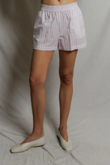Dark Gray Julie Pull On Poplin Shorts Short