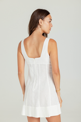 Light Gray Verity Dress Mini Dress