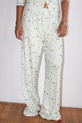 Light Gray Sunday Golf Pointelle Lounge Pants Pant