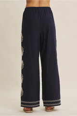 Gray Shore Thing Linen Pants Pant