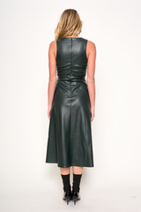 Dark Slate Gray Celeste Dress Midi Dress
